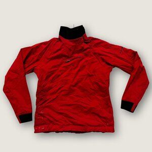 Columbia Titanium Women's Pullover Windbreaker Jacket Red Size L Lightweight